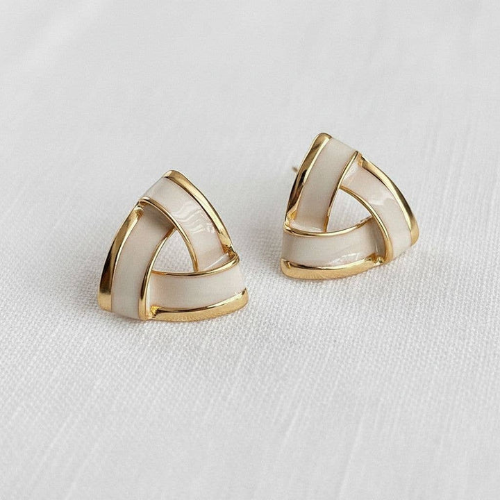 True Love- Vintage Inspired Enamel Earrings