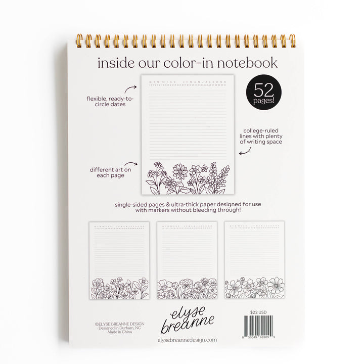 Color-In Notebook