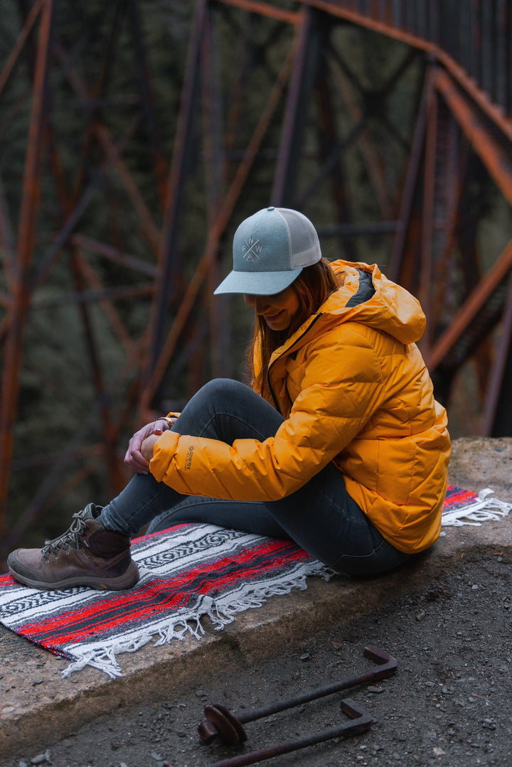 The Classic Heather Trucker: Heather Navy