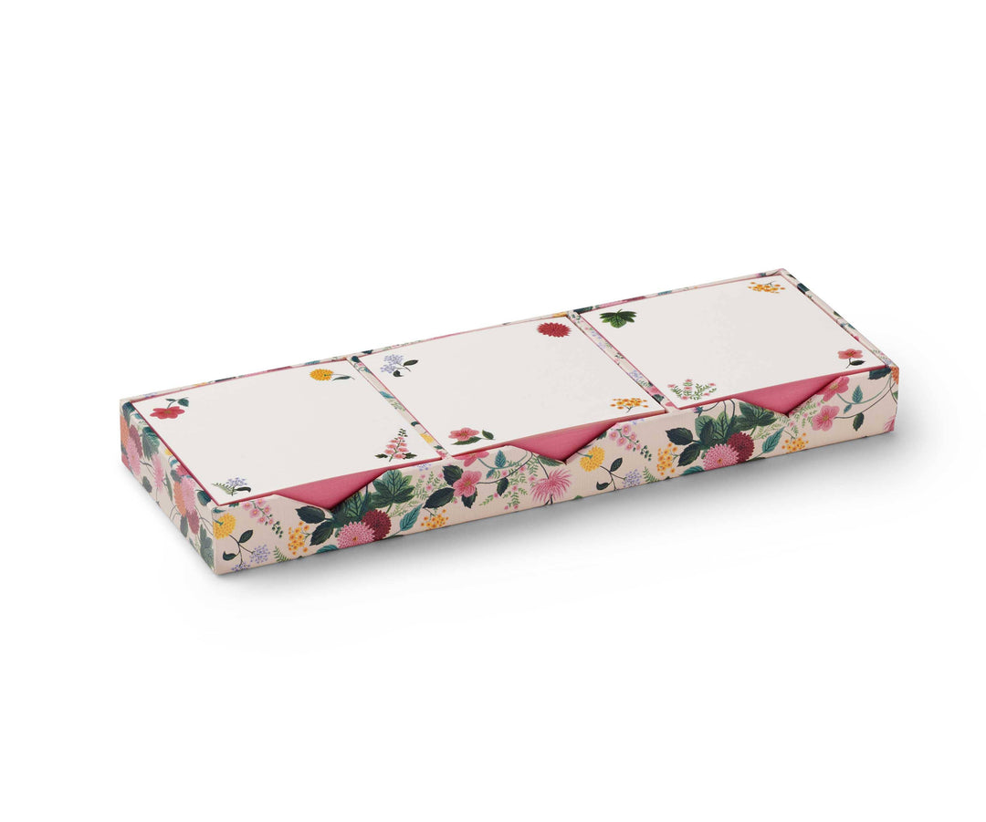Rifle Paper Co. Dahlia Notepad Trio