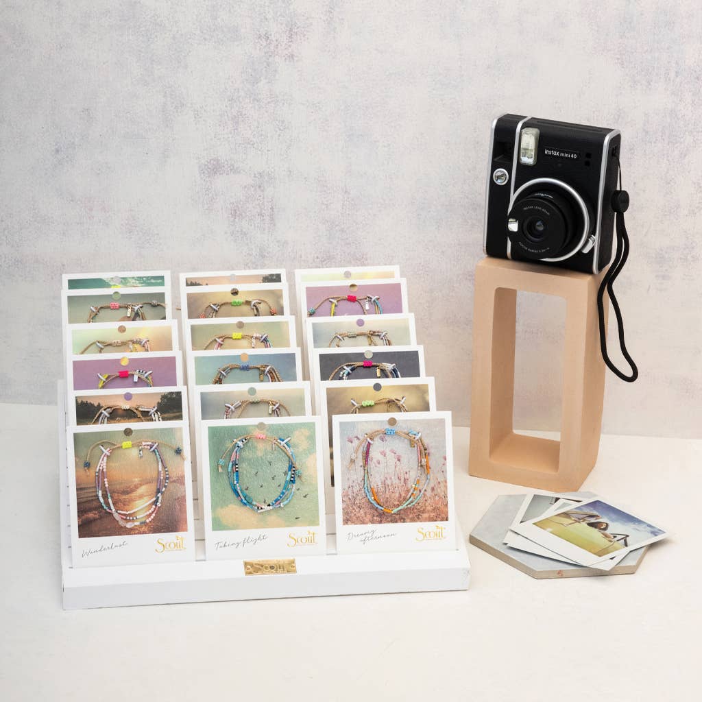 Mixed Media Bracelet - Joy/Dalmatian Jasper/Gold