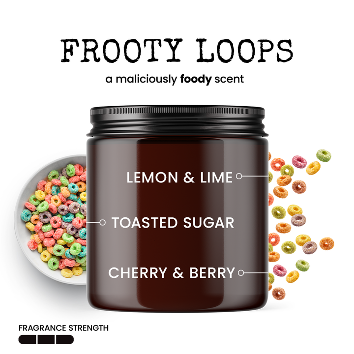 Malicious Candle Co.- I Love My Fur Babies Scent: Frooty Loops