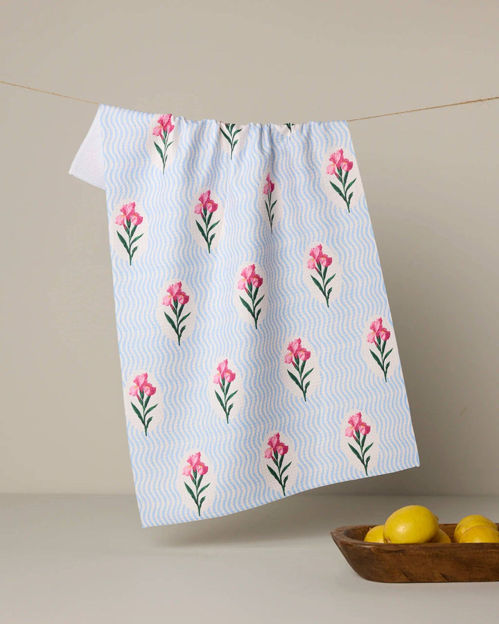Spatial Bloom Tea Towel