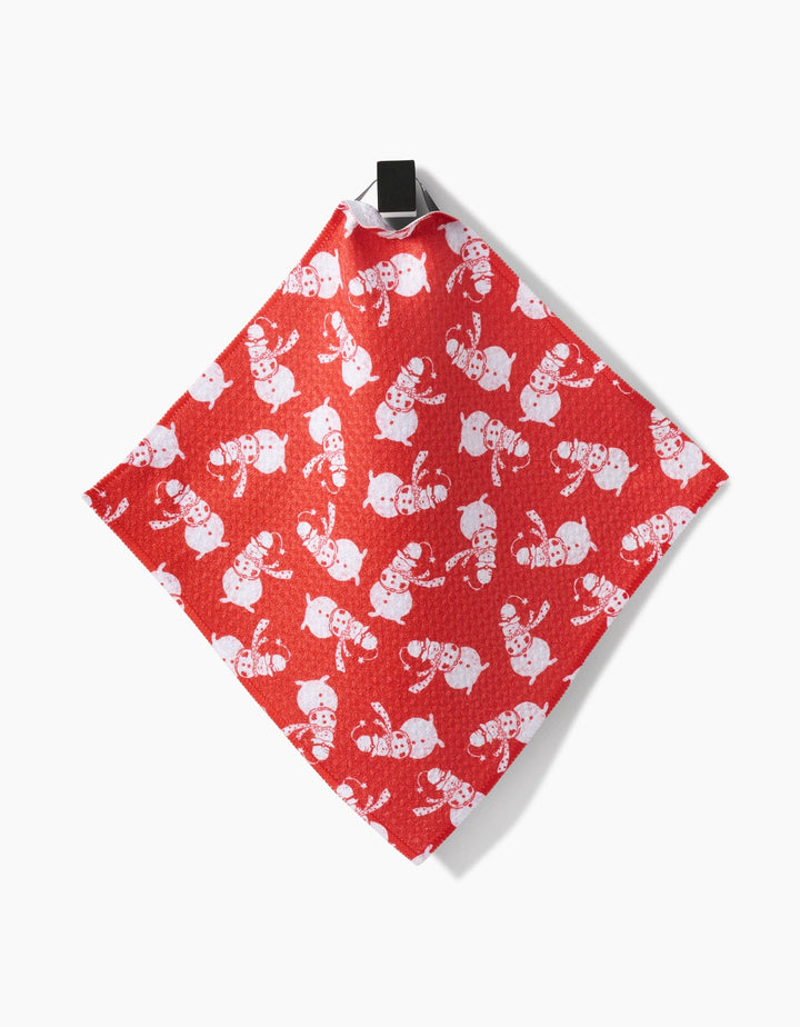 Geometry Smiley Frosty Dishcloth Set