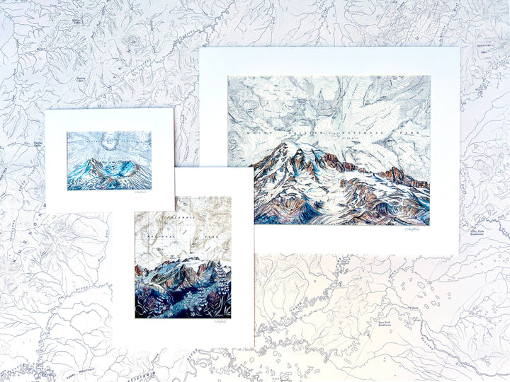 North Cascades National Park Fine Art Matted Print: Small