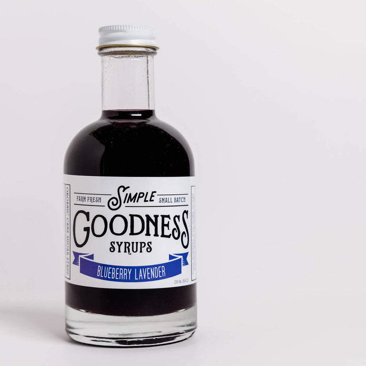 Simple Goodness Syrups: Blueberry Lavender