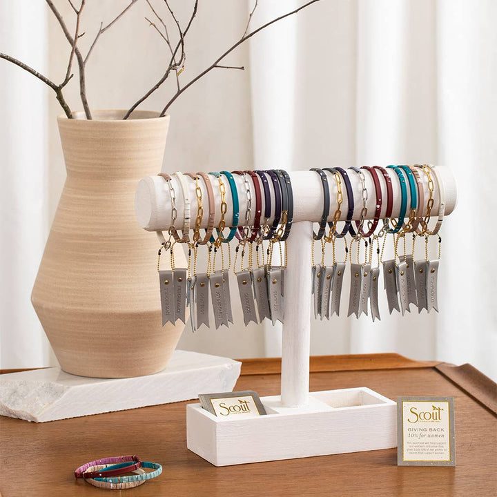 Good Karma Ombre w/Chain Bracelet - Gratitude Fawn/Gold