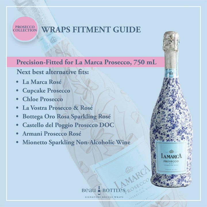 Beau Bottles Pastel Spring Bloom- Prosecco Collection