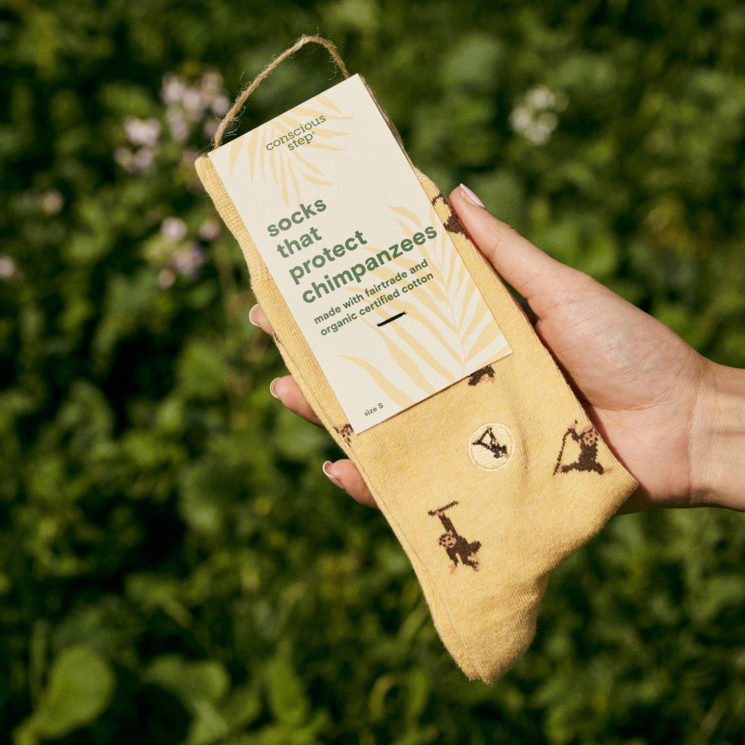 Conscious Step:Socks that Protect Chimpanzees: Medium