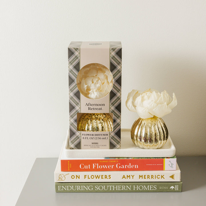 Afternoon Retreat Plaid Flower Diffuser