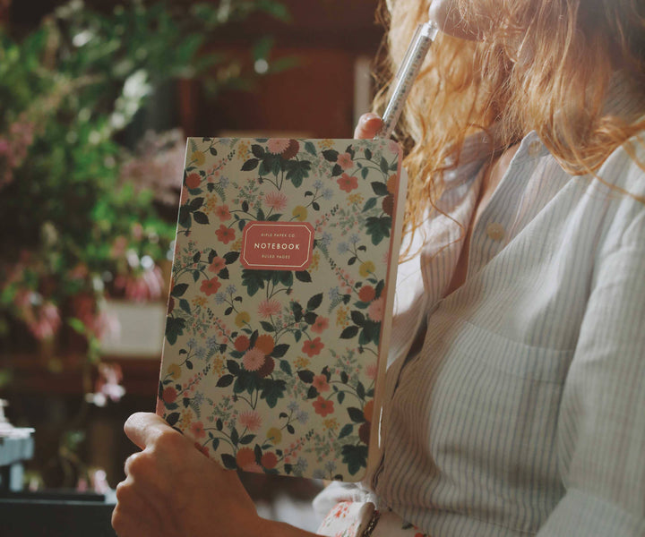 Rifle Paper Co. Assorted Set of 3 Dahlia Notebooks