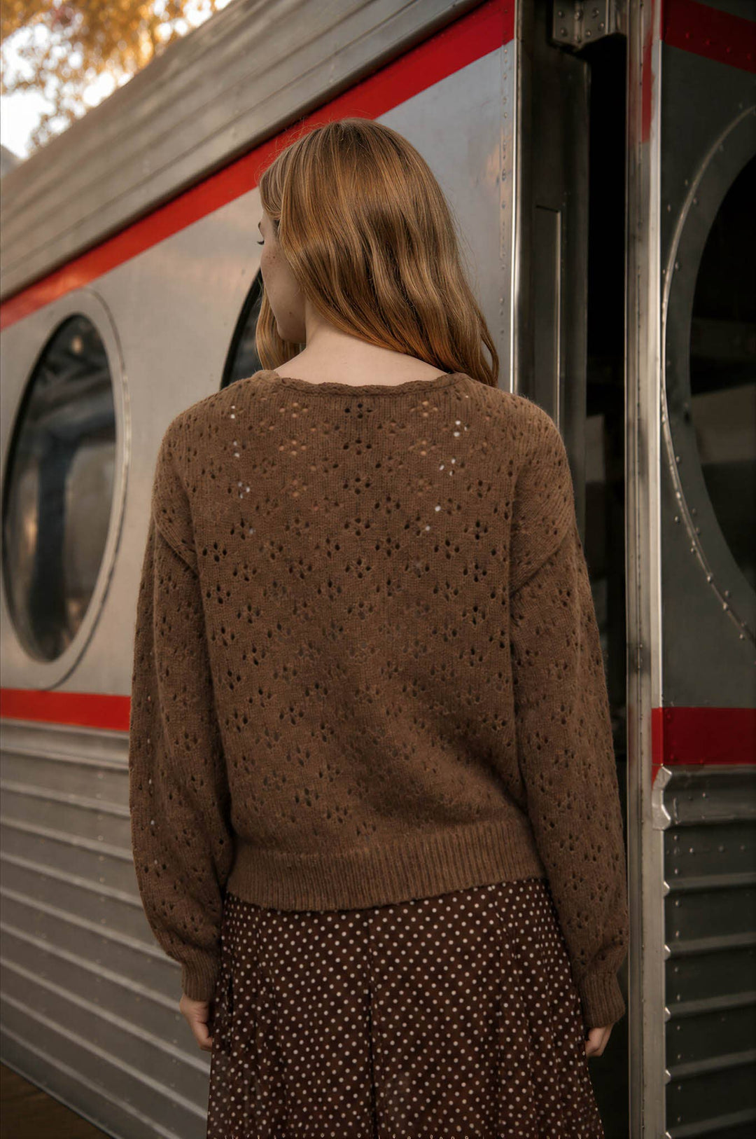 KELLY FLORAL EMBROIDERY CROCHET KNIT DETAIL CARDIGAN