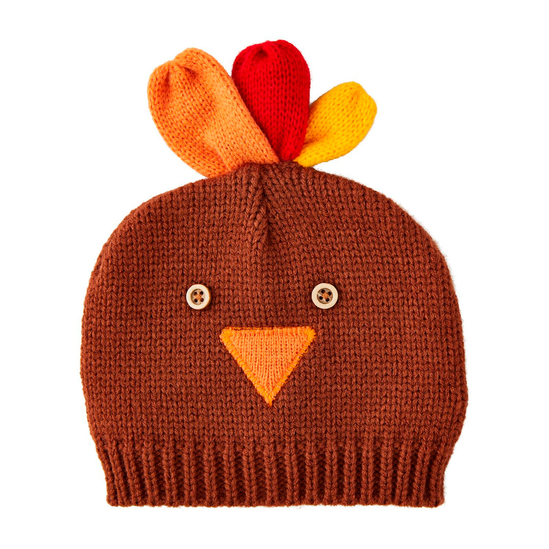 Crochet Turkey Hat- Choose from 2 Colors - Pine & Moss