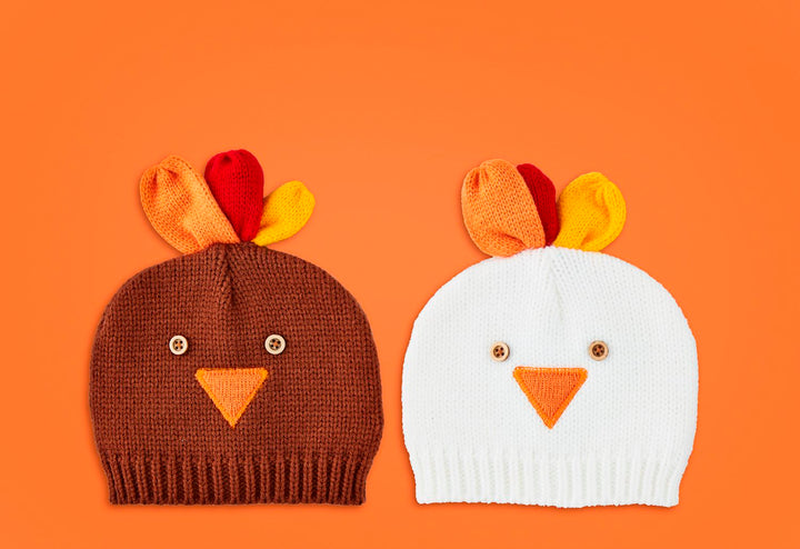 Crochet Turkey Hat- Choose from 2 Colors