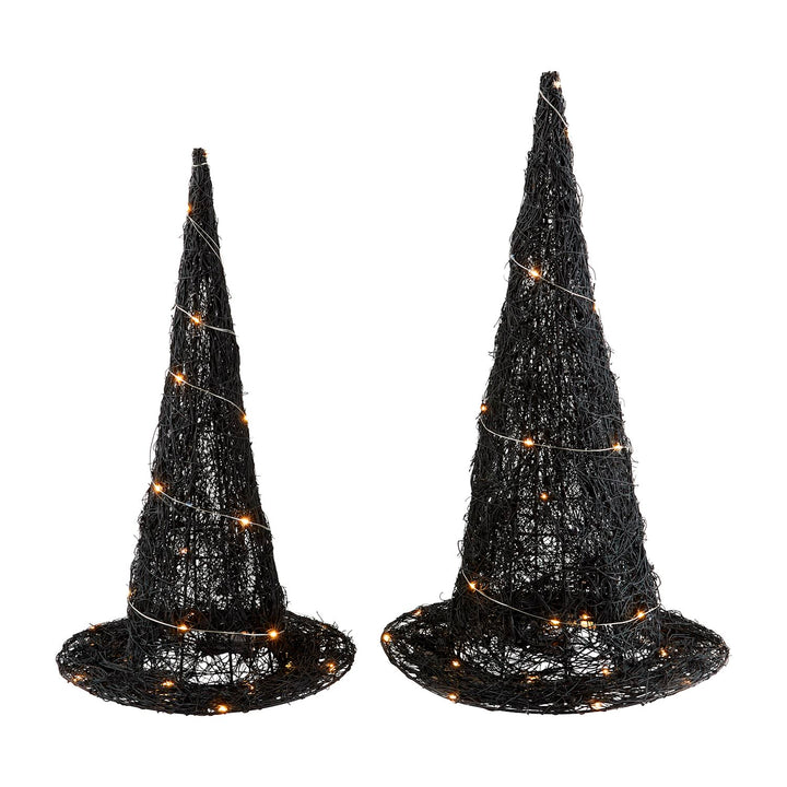 Woven LED Witch Hat- 2 Sizes (Local Pickup Only)