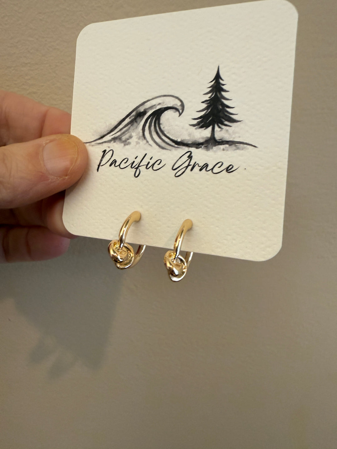 Water Resistant Knotted Hoops: Two Colors