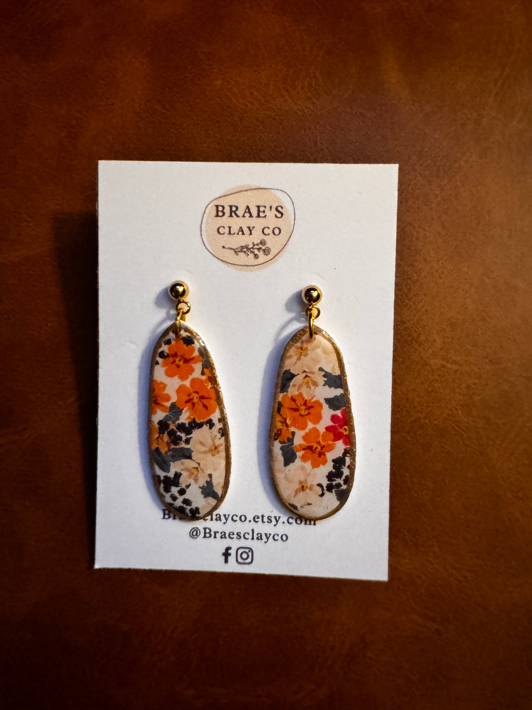 Brae's Clay Co. Vibrant Floral - Pine & Moss