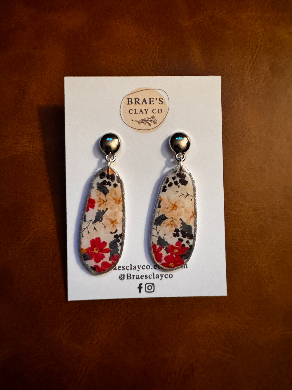 Brae's Clay Co. Vibrant Floral - Pine & Moss