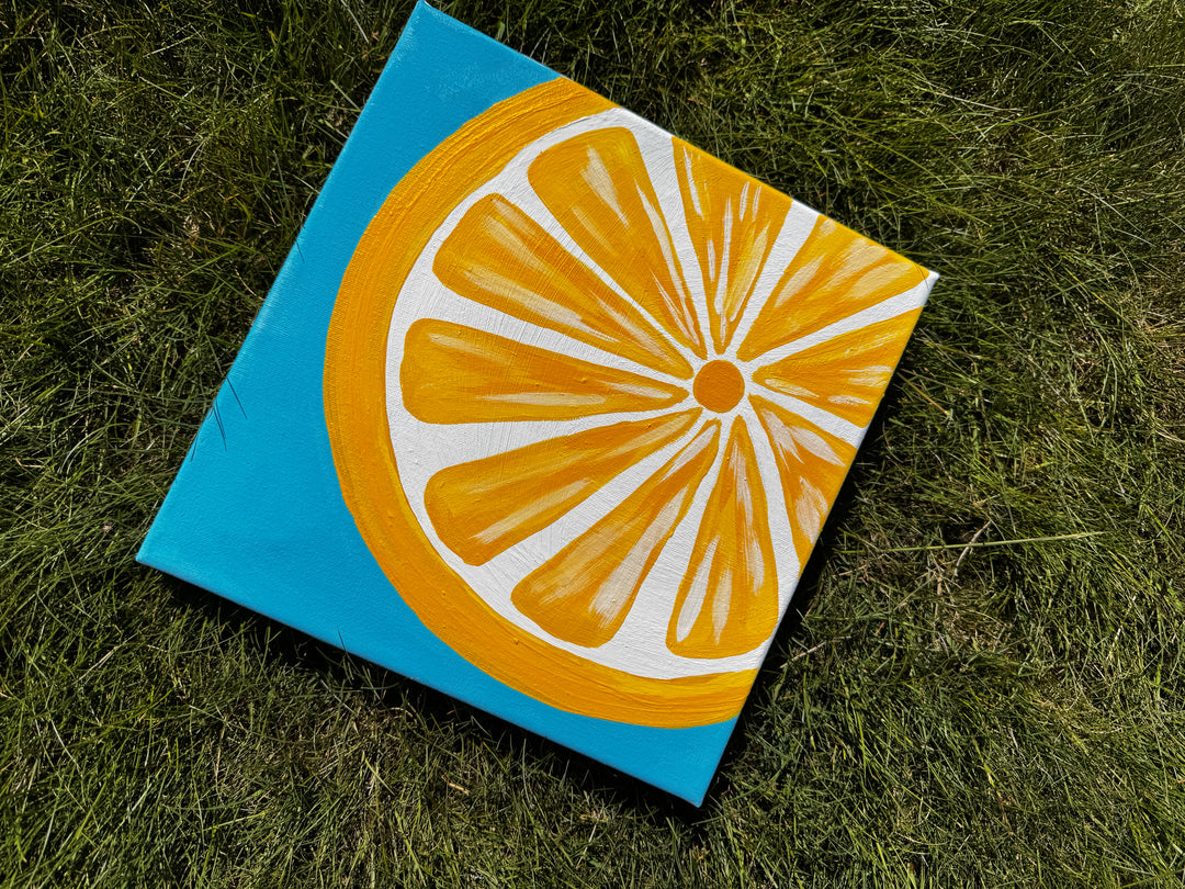 Children’s Workshop May 18th 1:30 pm- When Life Gives You Lemons Canvas Workshop - Pine & Moss