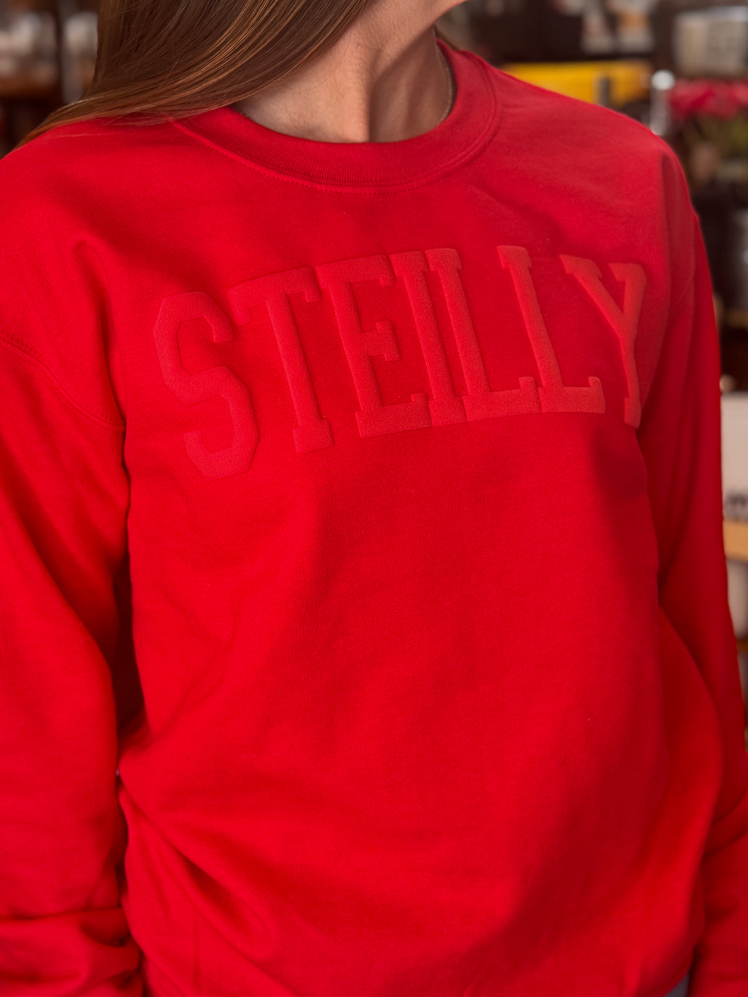 Steilacoom- "Steilly" Red Sweatshirt