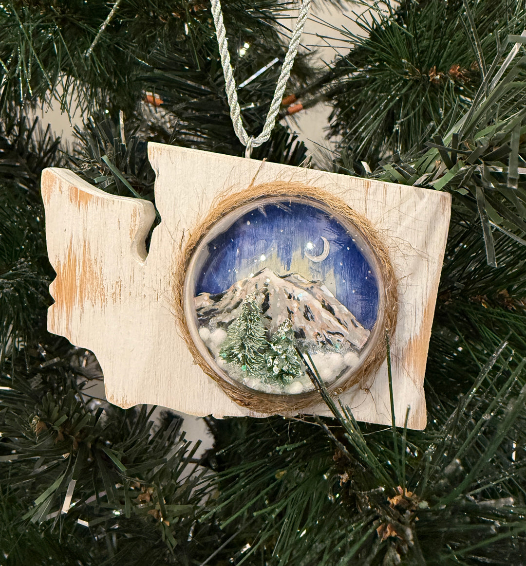 KR.Collective Mt. Rainier Ornaments: Two Styles