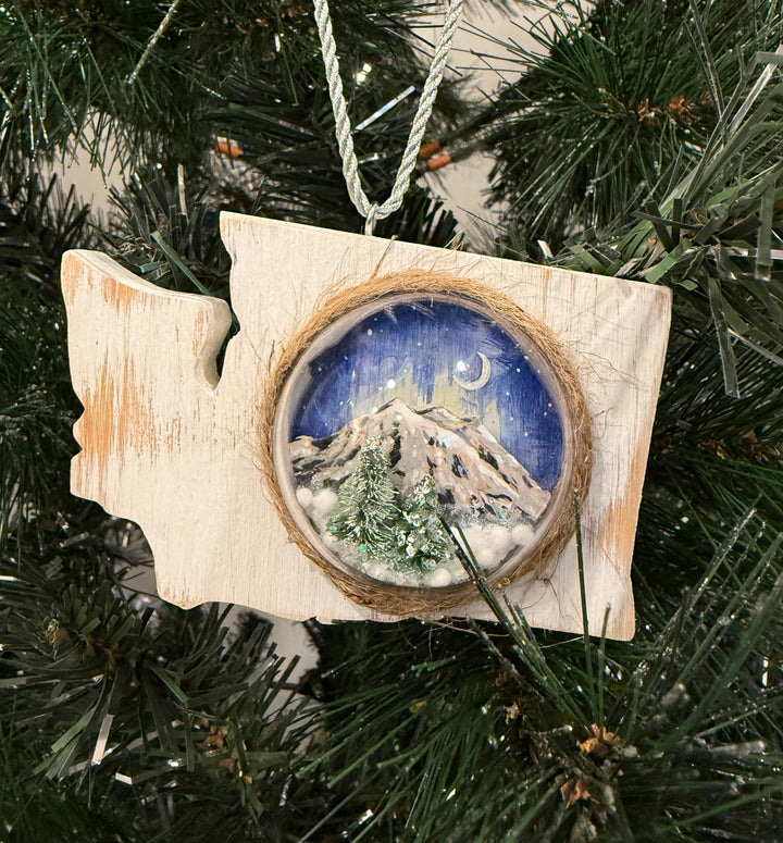 KR.Collective Mt. Rainier Ornaments: Two Styles