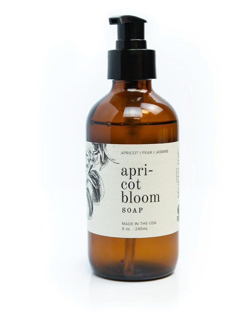 Broken Top Brands Apricot Bloom Soap  - 8 oz. Glass