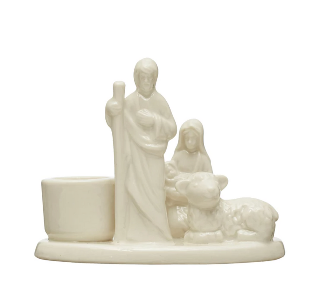 Nativity Taper Holder