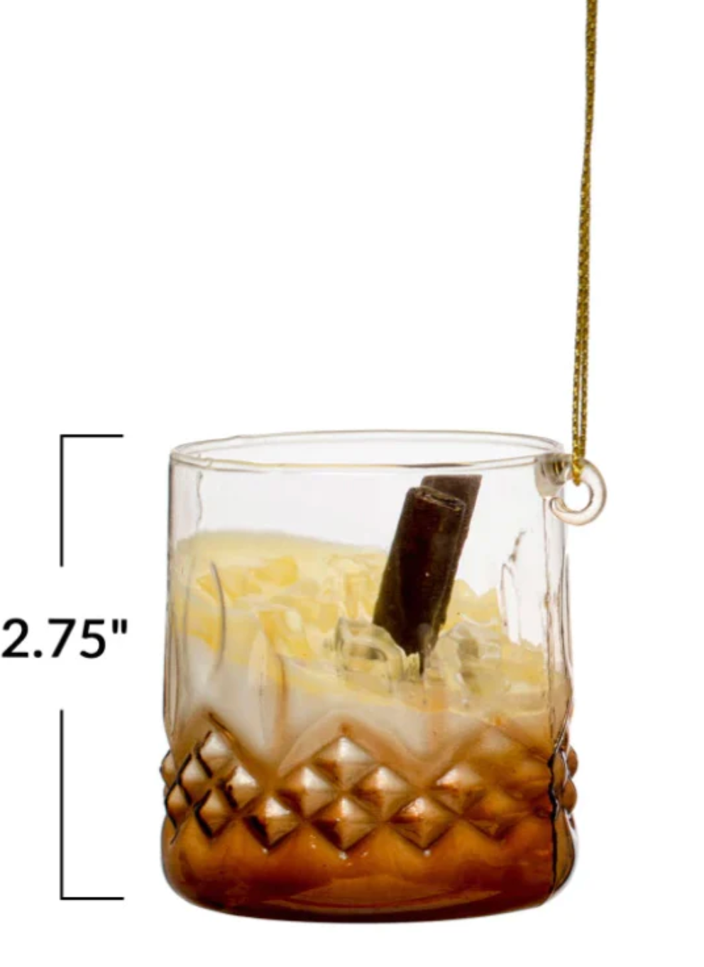 Low Ball Cocktail Ornament