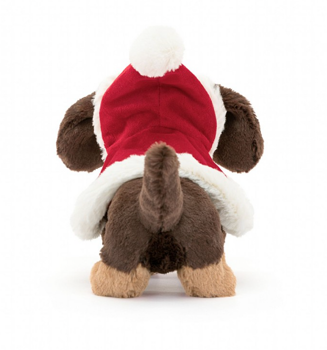 Jellycat- Winter Warmer Otto Sausage Dog - Pine & Moss