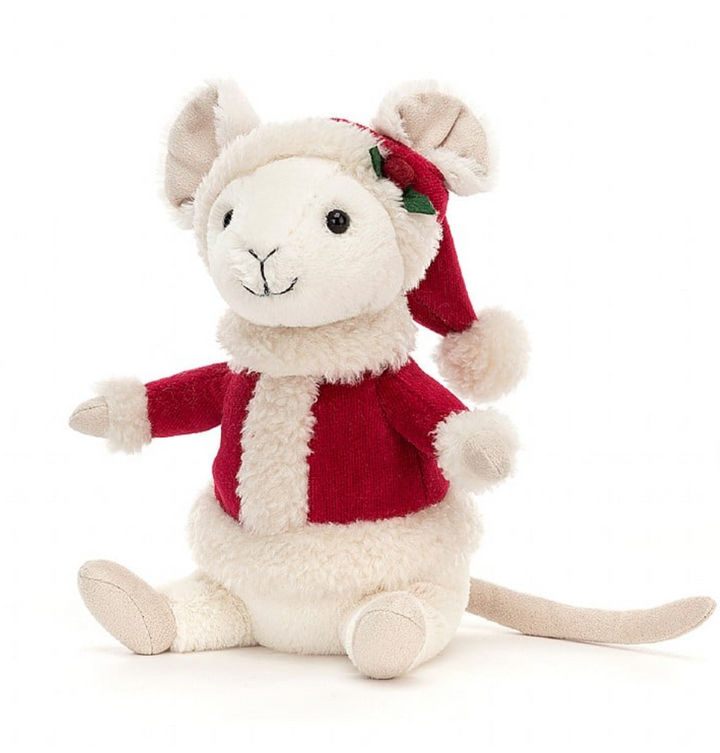 Jellycat- Merry Mouse - Pine & Moss