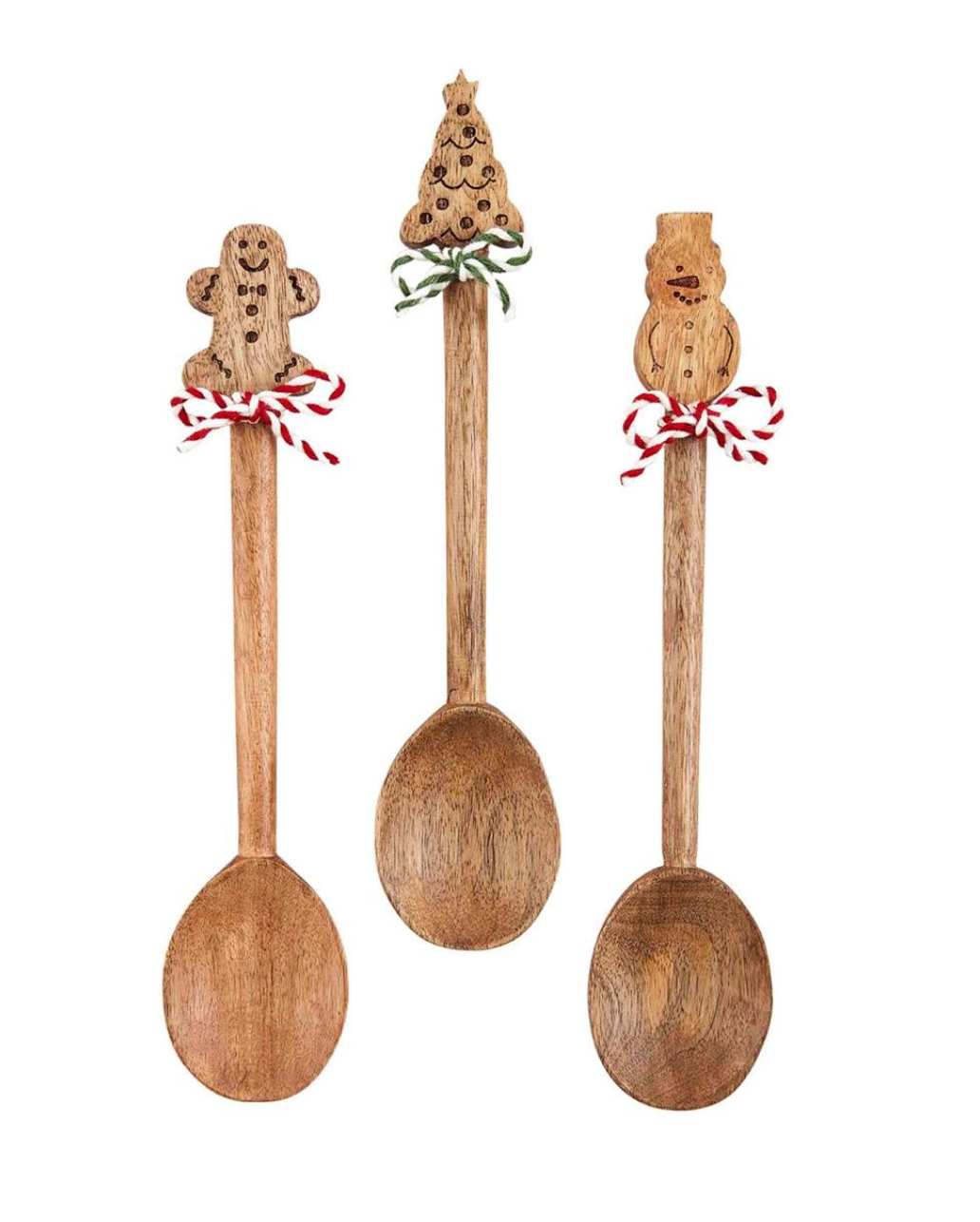 Mango Wood Christmas Spoons- 3 Designs