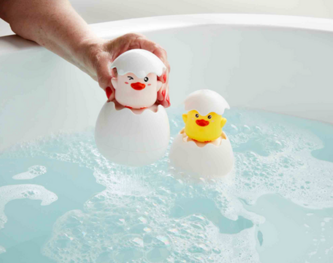 Pop-up Chick Water Bath Toy- Yellow