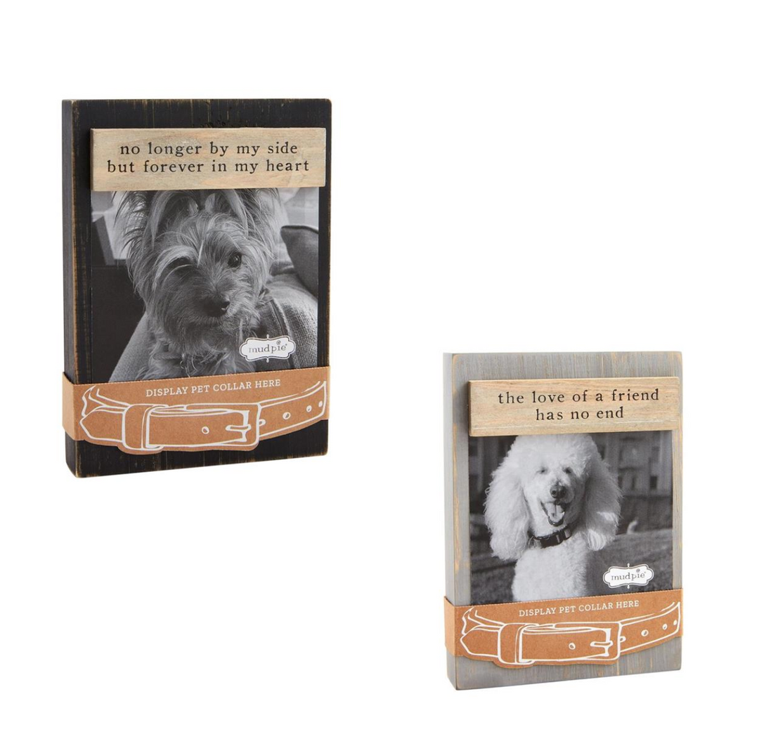 Dog Remembrance Frame - Pine & Moss