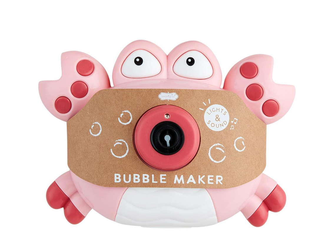 Pink Crab Bubble Maker