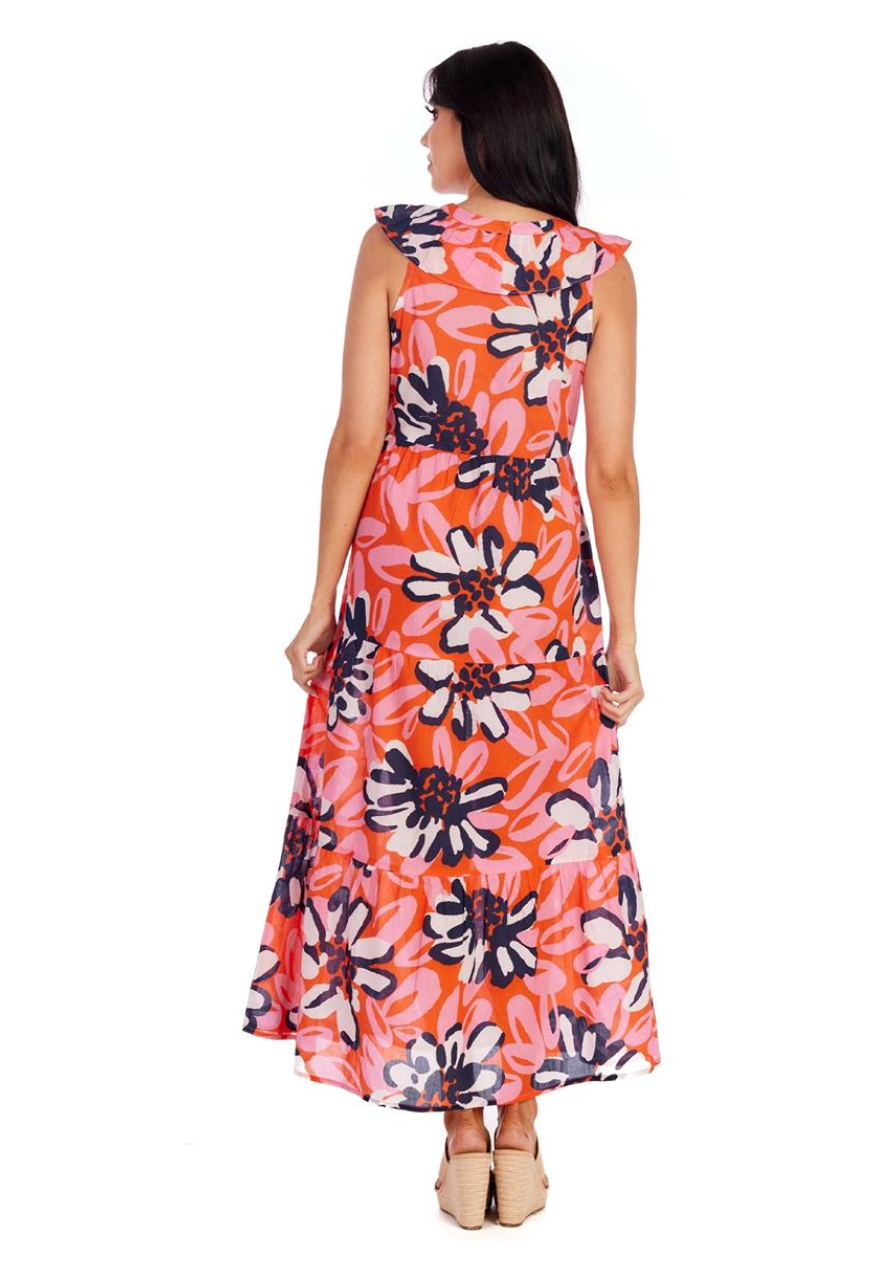 Tanya Maxi Dress- Pink Floral