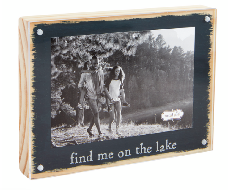 Find me on the lake picture frame- 4x6