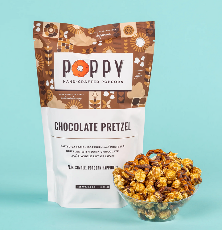 Poppy Popcorn- Chocolate Pretzel