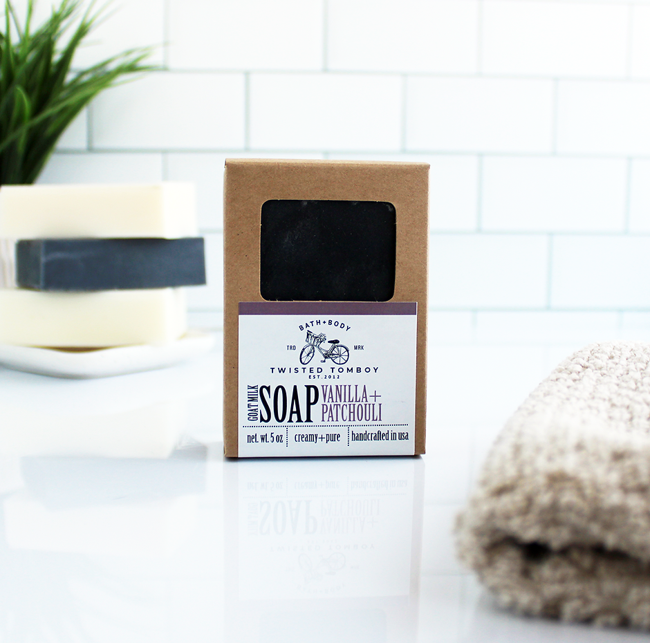 Handcrafted Goat Milk Soap: Vanilla+Patchouli
