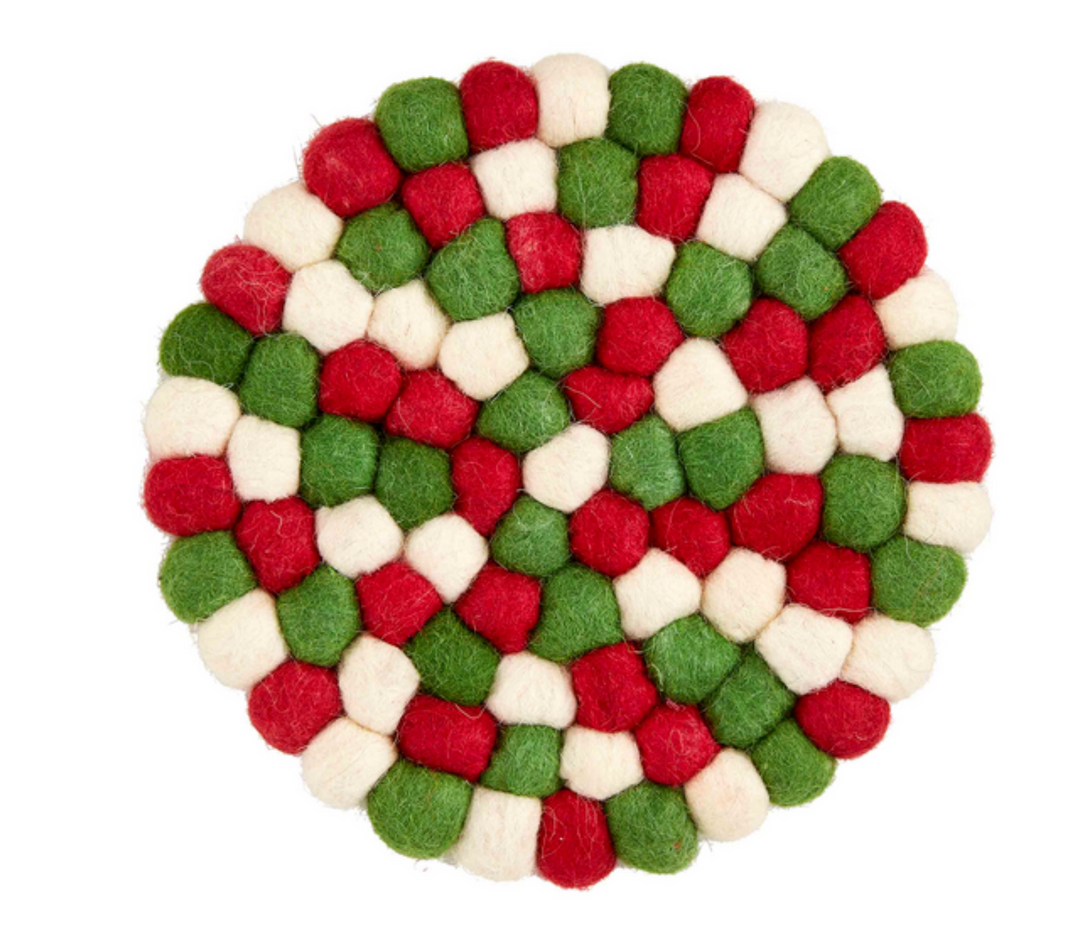 Christman Pom Trivet