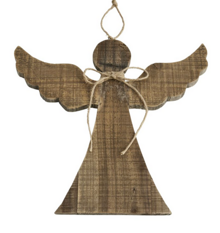 Angel Wood Ornaments