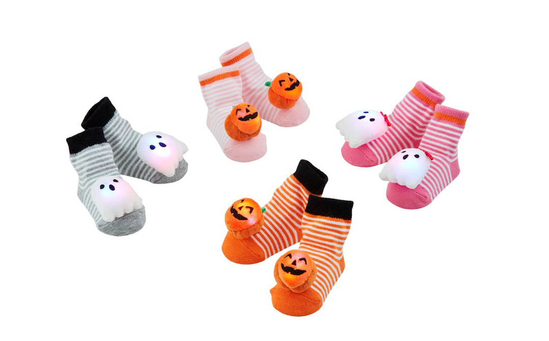 Halloween Light-Up Baby Socks