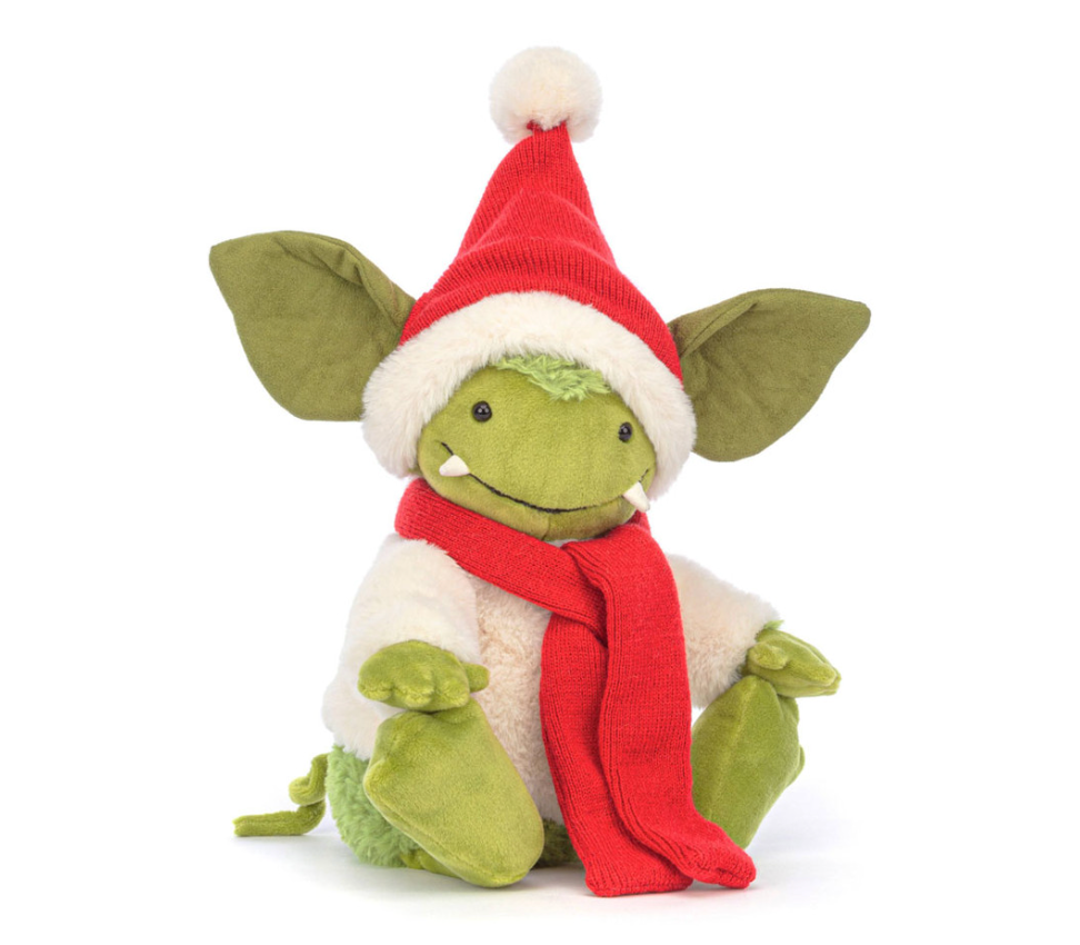 Jellycat Christmas Grizzo - Pine & Moss