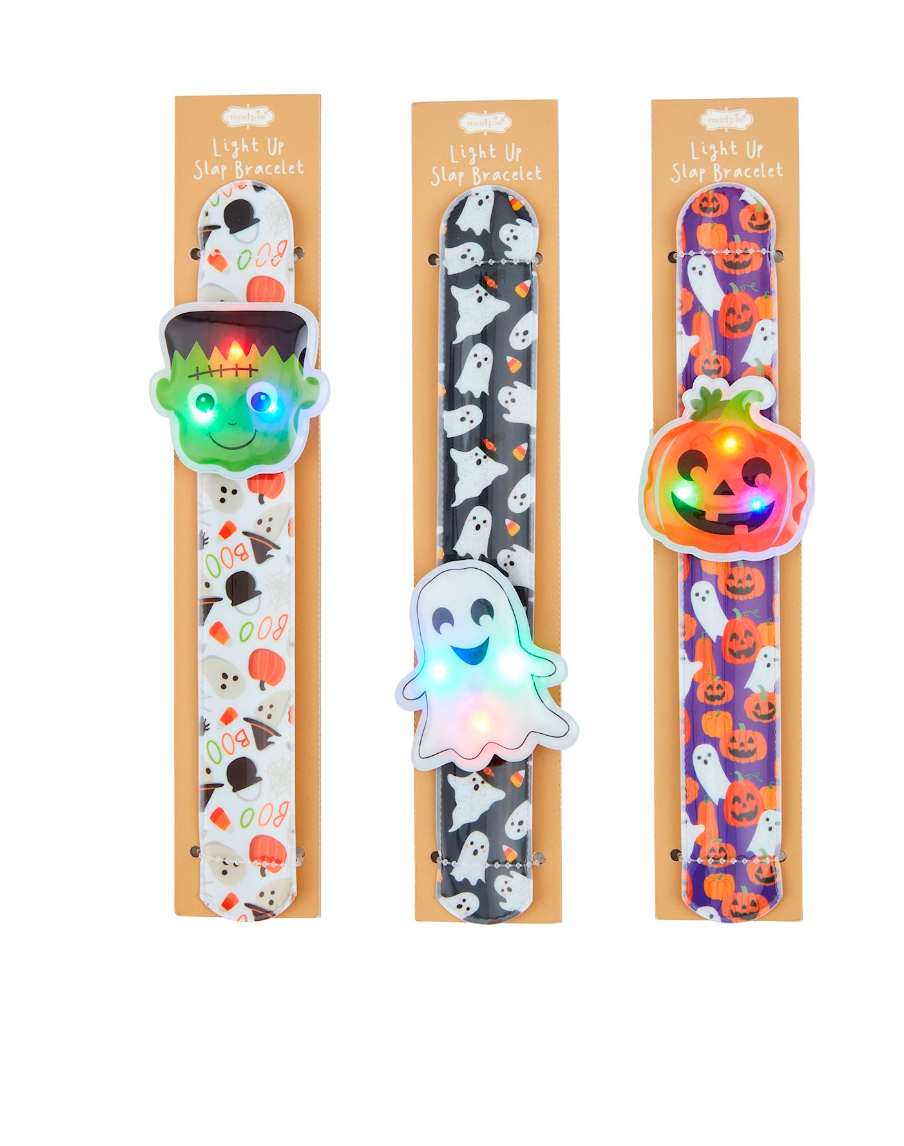 Halloween Light Up Slap Bracelets