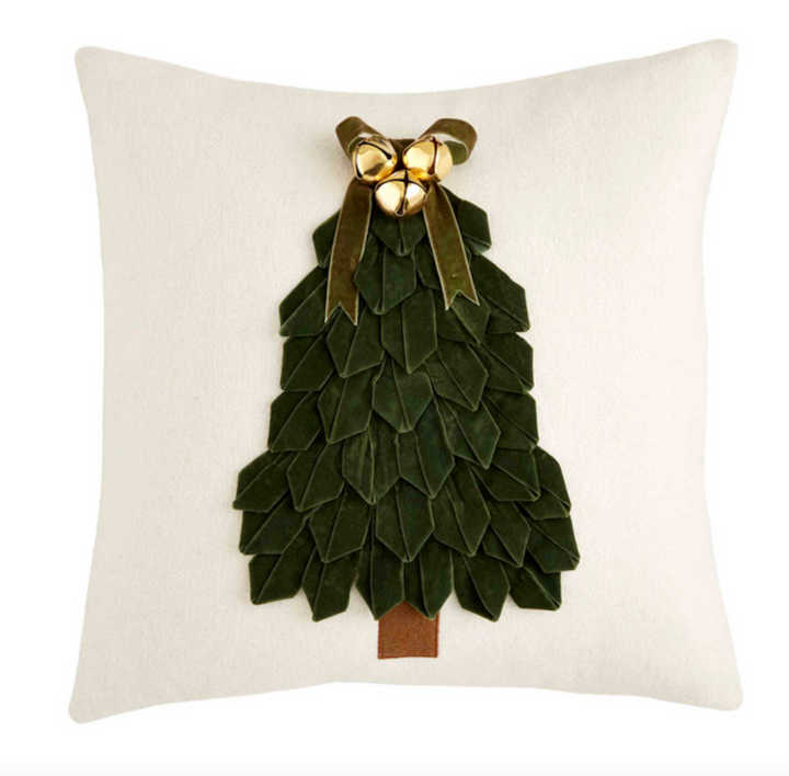 Velvet Ribbon Tree Pillow