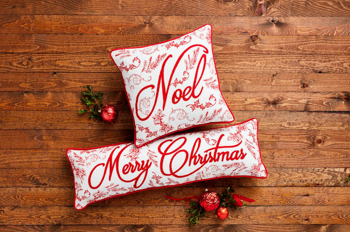 Christmas Embroidered Pillows