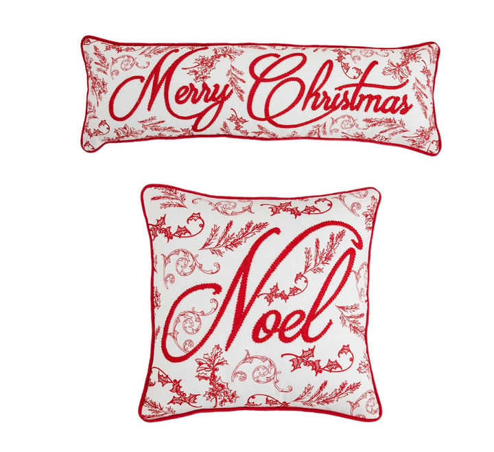 Christmas Embroidered Pillows