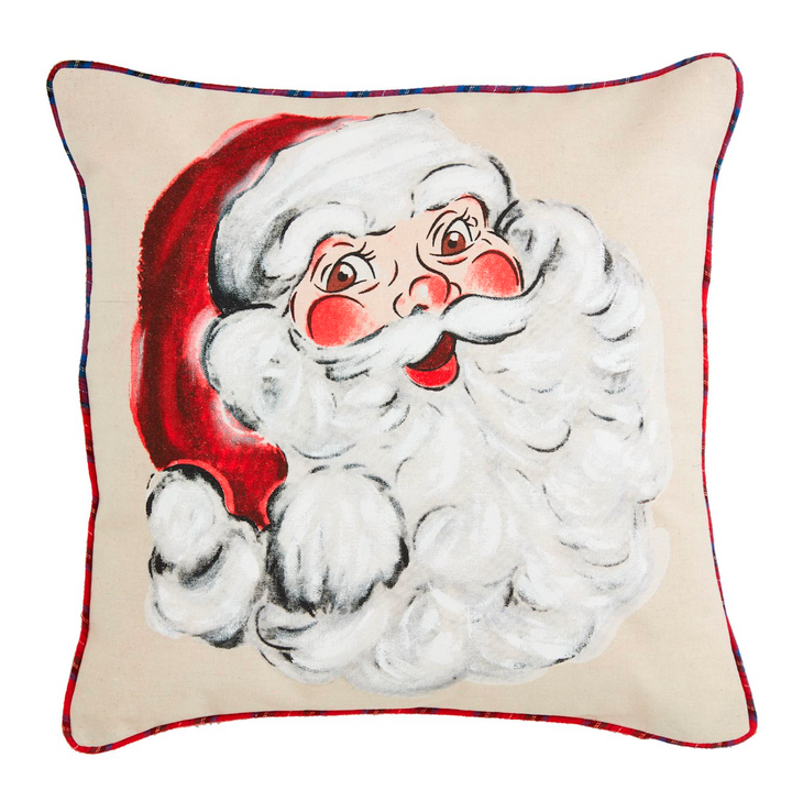 Painted Santa Pillow