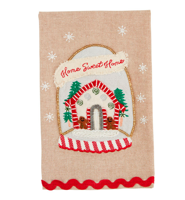 Gingerbread Embroidered Towels