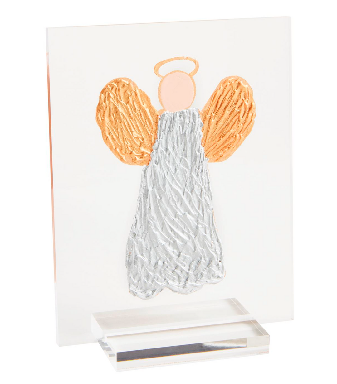 Acrylic Angel Plaque with stand